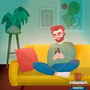 Mi proyecto del curso: Ilustración digital colorida en Procreate. Een project van Traditionele illustratie,  Tekening, Digitale illustratie y Digitale tekening van danielabiag - 24.08.2023