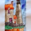 Mi proyecto del curso: Cuaderno de viaje en acuarela. Traditional illustration, Watercolor Painting, Architectural Illustration, and Sketchbook project by Meritxell Serra i Bach - 08.24.2023