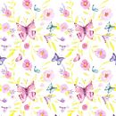 Mon projet du cours : Création d’imprimés à l’aquarelle. Un progetto di Pattern design, Fashion design e Pittura ad acquerello di July On The Moon - 31.07.2023