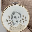 My project for course: Creation of Embroidered Portraits . Broderie și Design textil de sohaalshakri - 08.25.2023