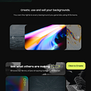 AI Background Generator Website. Un projet de Webdesign de taylormaesh - 26.08.2023