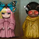Diseño y fabricación de marionetas para videoclip ‘Titans’ Major Lazer - Sia & Labrinth. SAUVAGE.TV. Projekt z dziedziny Trad, c, jna ilustracja, Kino, film i telewizja, Projektowanie postaci, Rzeźba i Concept art użytkownika Juan Aguilera Galán - 27.08.2023