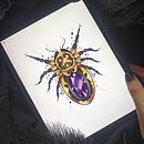 My project for course: Artistic Tattoo Design with Golden Effects in Procreate Ein Projekt aus dem Bereich Traditionelle Illustration, Digitale Illustration und Tattoodesign von justina_kniukstaite - 26.08.2023