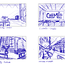 Meu projeto do curso: Criação de cenário ilustrado com Photoshop. Un projet de Design , Illustration traditionnelle, Illustration numérique, Art conceptuel, Illustration jeunesse , et Narration de Danilo & Garber - 25.08.2023