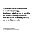 Copywriting para copywriters. Y, como soy una Puta Moderna, también en inglés.. Un proyecto de Publicidad, Cop, writing, Stor, telling y Comunicación de laidaelorza_o - 28.08.2023
