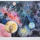 Mon projet du cours : Techniques modernes d’aquarelle. Een project van Traditionele illustratie,  Beeldende kunst, Schilderij y Aquarelschilderen van baast - 28.08.2023