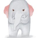 Elephant Character with some emotions. Un proyecto de Ilustración tradicional, Diseño de personajes, Ilustración digital, Ilustración infantil y Narrativa de Loran Osman - 18.08.2023