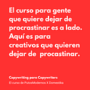 Mi proyecto del curso: Copywriting para copywriters. Un progetto di Pubblicità, Cop, writing, Stor, telling e Comunicazione di Geordie Salazar - 28.08.2023