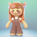 My project for course: Kawaii Character Creation in 3D with Blender. Un projet de Illustration traditionnelle, Conception de personnages, Illustration numérique, Modélisation 3D , et Manga de squarebrain - 29.08.2023