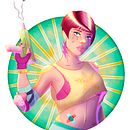 My project for course: Cartoon-Style Character Portraits with Procreate. Projekt z dziedziny Projektowanie postaci, Ilustracja c, frowa, R, sunek c, frow, Malarstwo c i frowe użytkownika Aurélie Barathier - 30.08.2023