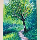 Mon projet du cours : Initiation à la peinture de paysages à la gouache. Un projet de Beaux Arts, Peinture, Illustration naturaliste , et Peinture gouache de Monique Métivier - 30.08.2023