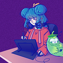 Mi pngtuber. Un progetto di Disegno digitale, Illustrazione tradizionale, Character design, Disegno e Illustrazione digitale di Mabe - 01.09.2023