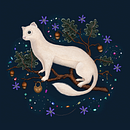 Ermine with a heart locket : Natural Illustration with Digital Painting. Un progetto di Illustrazione tradizionale, Disegno, Illustrazione digitale, Disegno realistico, Pittura digitale e Illustrazione naturalistica di filippa_carlsson1 - 01.09.2023