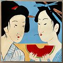 Mon projet du cours : Initiation à la gouache : voyage coloré au Japon Ein Projekt aus dem Bereich Traditionelle Illustration, Bildende Künste, Malerei und Gouachemalerei von Sophie Ponti - 02.09.2023
