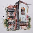 My project for course: Expressive Architectural Sketching with Colored Markers Ein Projekt aus dem Bereich Skizzenentwurf, Zeichnung, Architektonische Illustration, Sketchbook und Illustration mit Tinte von kudryavtseva - 01.09.2023