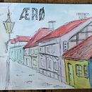 Architektonische Illustration - Urban Sketching in Dänemark. Ilustração tradicional, e Arquitetura projeto de Anita - 02.09.2023