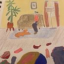 My project for course: Exploratory Sketchbook: Find Your Drawing Style. Un proyecto de Ilustración tradicional, Bocetado, Creatividad, Dibujo, Pintura a la acuarela, Sketchbook y Pintura gouache de hschussler - 02.09.2023