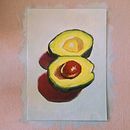 avocats . Seni Rupa, Lukisan, Lukisan Min, Dan ak proyek oleh Barbara Kipfer - 09.02.2023