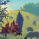 Mój projekt z kursu: Ilustracja cyfrowa i ekspresja: naucz się przekazywać emocje. Character Design, Digital Illustration, and Digital Drawing project by elizavetatiskovec - 09.03.2023