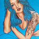 Mon projet du cours : Illustration au pastel et aux crayons de couleur Ein Projekt aus dem Bereich Traditionelle Illustration, Bildende Künste, Bleistiftzeichnung, Zeichnung, Porträtzeichnung, Realistische Zeichnung und Artistische Zeichnung von Sandrine Lange Jeauffroy - 03.09.2023