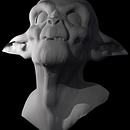 Goblin escultura digital. Sculpture, and 3D Modeling project by Víctor Navarro Andrés - 09.04.2023