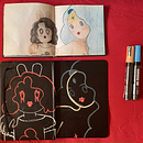 Mi proyecto del curso: Identidad artística: explora tu propio estilo. Un proyecto de Ilustración tradicional, Bocetado, Creatividad, Dibujo y Sketchbook de Shari M. Carrera - 04.09.2023