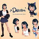 Darobia, mi OC. Projekt z dziedziny Trad, c, jna ilustracja i Projektowanie postaci użytkownika Nadia - 04.09.2023