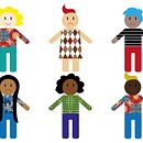 NINX. Joc retallable. Ein Projekt aus dem Bereich Design, Design von Figuren, Design von Garderoben, Bildung, Grafikdesign, Produktdesign, Spielzeugdesign und Vektorillustration von Gisela Neira Santanach - 04.09.2023