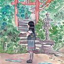 Mi proyecto del curso: Ilustración en acuarela con influencia japonesa . Ilustrație tradițională, Desen și Pictură în acuarelă de Paula Rodríguez Pinilla - 09.04.2023