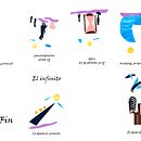 Mi proyecto del curso: Ilustración para principiantes: encuentra tu propio método Ein Projekt aus dem Bereich Traditionelle Illustration, Bildende Künste, Kreativität, Zeichnung, Sketchbook und Editorial Illustration von Gloria Candioti - 03.04.2023