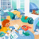 My project for course: Children’s Illustration with Procreate: Paint Magical Scenes. Traditional illustration, Digital Illustration, Children's Illustration, Digital Painting, and Picturebook project by Lisa Blakeborough - 09.05.2023