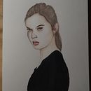 Mi proyecto del curso: Retrato en acuarela a partir de una fotografía. Projekt z dziedziny Trad, c, jna ilustracja, Malowanie akwarelą i Portret użytkownika Marti - 06.09.2023