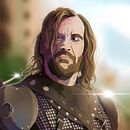 The Hound. Ilustração tradicional projeto de Joey - 06.09.2023