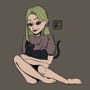ASTRID - CREATE A CHARACTER. Un proyecto de Ilustración tradicional de beylykelly - 01.09.2023