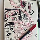 My project for course: Dreamlike Illustration: Draw Your Imagination. Traditional illustration, Drawing, Ink Illustration, and Music project by fotodarpolk - 08.07.2023