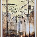 Expressive Watercolor Painting: Wires Ein Projekt aus dem Bereich Bildende Künste, Malerei und Aquarellmalerei von patricia555 - 07.09.2023