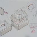 ParriBox - parrilla caja transportable. Un progetto di Design di benjaminrd - 07.09.2023