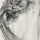 My project for course: Expressive Drawing with Charcoal. Een project van  Beeldende kunst,  Tekening,  Portrettekening y Naturalistische illustratie van Joanne Xu - 09.09.2023