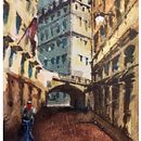Mi proyecto del curso: Representación arquitectónica en acuarela. Ilustração tradicional, Esboçado, Desenho, Pintura em aquarela, Ilustração arquitetônica, e Sketchbook projeto de Gerardo Salandra - 09.09.2023