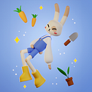 Meu projeto do curso: Criação de personagens 3D com Blender. Een project van 3D, Ontwerp van personages,  3D-modellering, 3D-karakterontwerp y  3D-ontwerp van Marina Ito - 10.09.2023