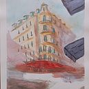 My project for course: Architectural Sketching with Watercolor and Ink . Membuat sketsa, Menggambar, Lukisan Cat Air, Ilustrasi Arsitektur, Buku sketsa & Ilustrasi Tinta proyek oleh Gerald Mills - 09.10.2023