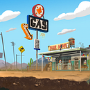 My project for course: Digital Background Painting for Animation. Un progetto di Illustrazione tradizionale, Animazione, Illustrazione digitale e Pittura digitale di ad3nilam - 08.09.2023