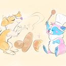 Tada !! . Un proyecto de Ilustración tradicional, Diseño de personajes, Artesanía, Pintura, Bocetado, Dibujo y Concept Art de Manon Moreau - 11.09.2023