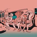Subway . % Ive Senkowski tarafından hazırlanan Geleneksel illüstras, Ve on projesi - 06.01.2019