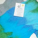 Nuno Felting - feltragem molhada. Accessor, Design, and Fine Arts project by danigrez - 09.13.2023