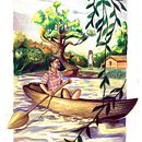 Meu projeto do curso: Do desenho naturalista à ilustração narrativa. Un projet de Illustration traditionnelle, Dessin, Illustration botanique, Narration et Illustration naturaliste de Diogo Lima - 14.09.2023
