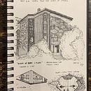 Il mio progetto del corso: Schizzo architettonico: pensare con carta e penna. Projekt z dziedziny  Architektura, Sketching,  R, sunek,  R, sunek architektoniczn, Sketchbook i Projektowanie przestrzeni użytkownika Raffaele Fantin - 01.10.2023