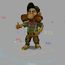 Meu projeto do curso: Introdução ao rigging para animação. Animation, Rigging, and 3D Animation project by Lucas Aratame Lentini - 09.13.2023