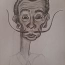 Mi proyecto del curso: Retrato en caricatura con grafito. Ilustração tradicional, Desenho, e Desenho de retrato projeto de María Laura Carballo - 14.09.2023