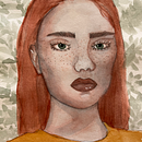 Projeto do curso: Retrato ilustrado em aquarela Ein Projekt aus dem Bereich Traditionelle Illustration, Bildende Künste, Malerei, Zeichnung, Aquarellmalerei, Porträtzeichnung und Artistische Zeichnung von Camila Ragghianti - 15.09.2023
